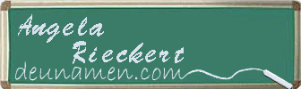Angela Rieckert Visitenkarte